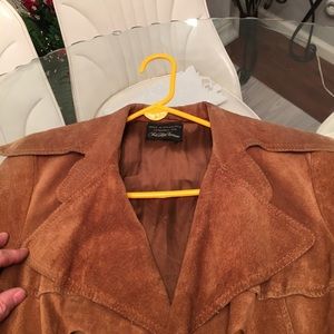Vintage Women’s Brown Suede Sak’s 5th Ave Jacket